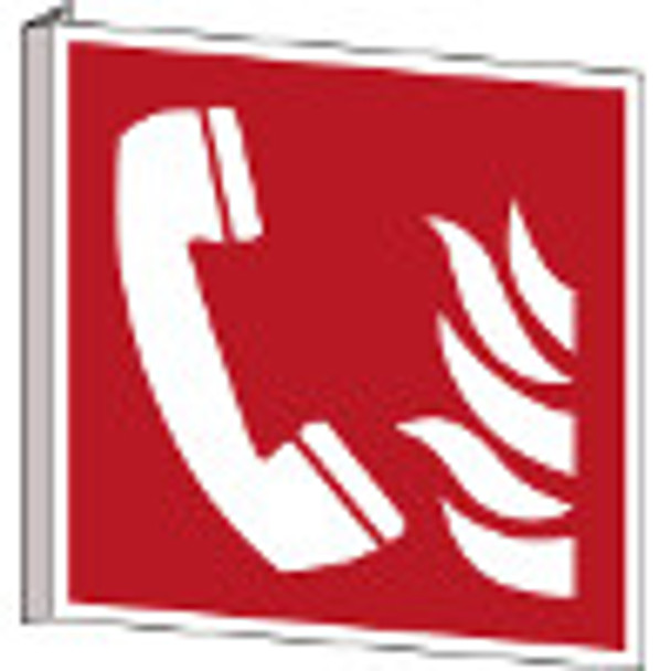 ISO Safety Sign - Fire emergency telephone