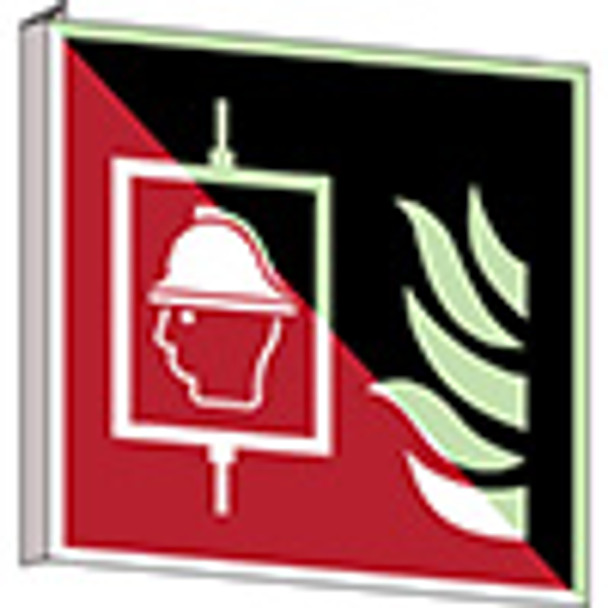 ISO Safety Sign - Firefighters’ lift