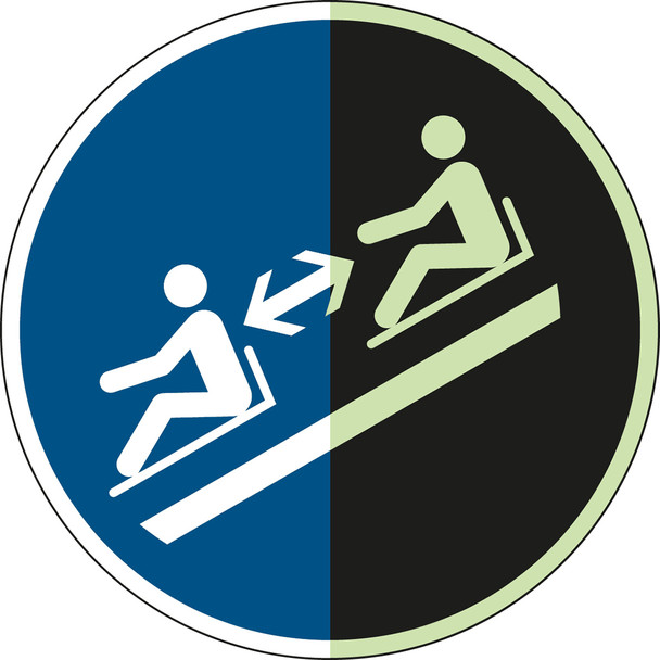 ISO Safety Sign - Keep distances