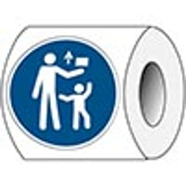 ISO Safety Sign - Keep out of reach of children