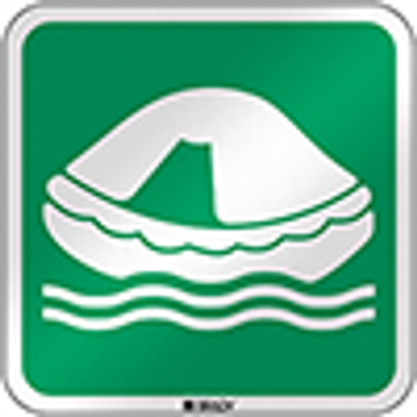 ISO Safety Sign - Liferaft