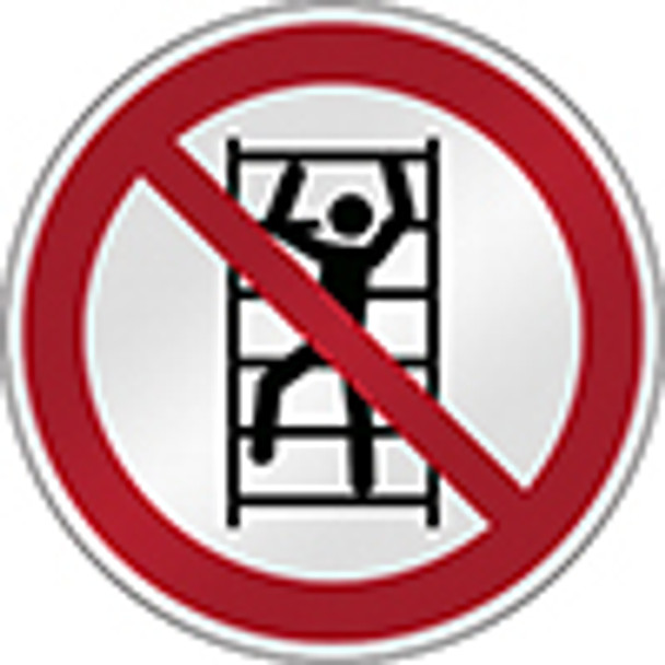 ISO Safety Sign - No climbing