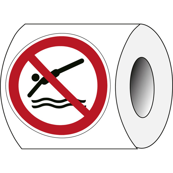 ISO Safety Sign - No diving