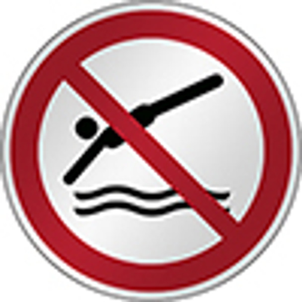 ISO Safety Sign - No diving