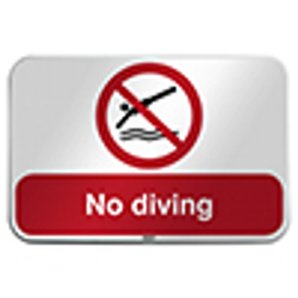 ISO Safety Sign - No diving