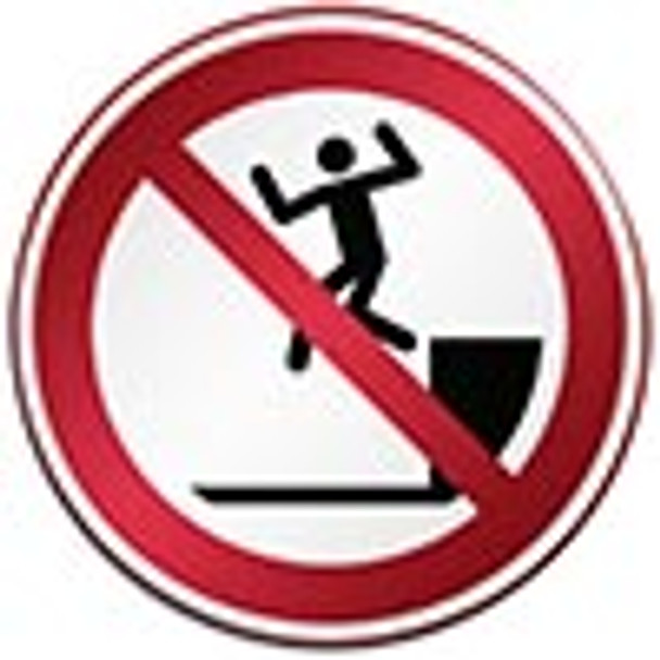 ISO Safety Sign - No jumping down