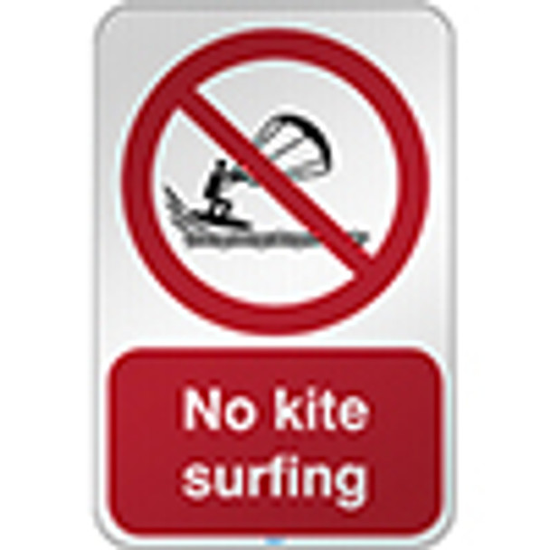 ISO Safety Sign - No kite surfing