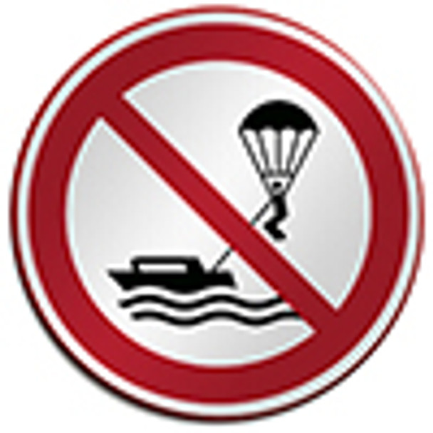 ISO Safety Sign - No parasailing