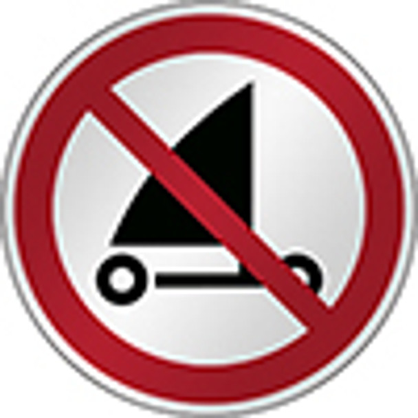 ISO Safety Sign - No sand yachting