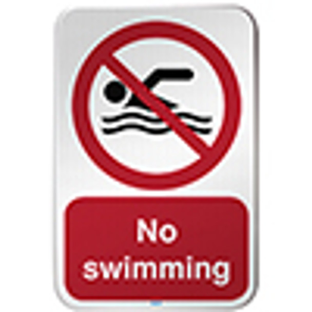 ISO Safety Sign - No swimming