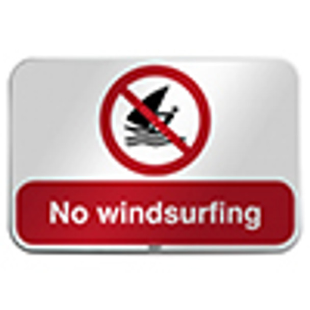 ISO Safety Sign - No windsurfing