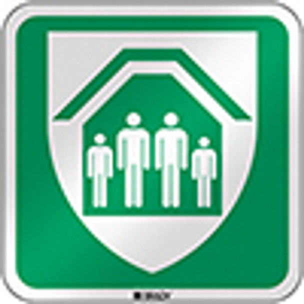 ISO Safety Sign - Protection Shelter