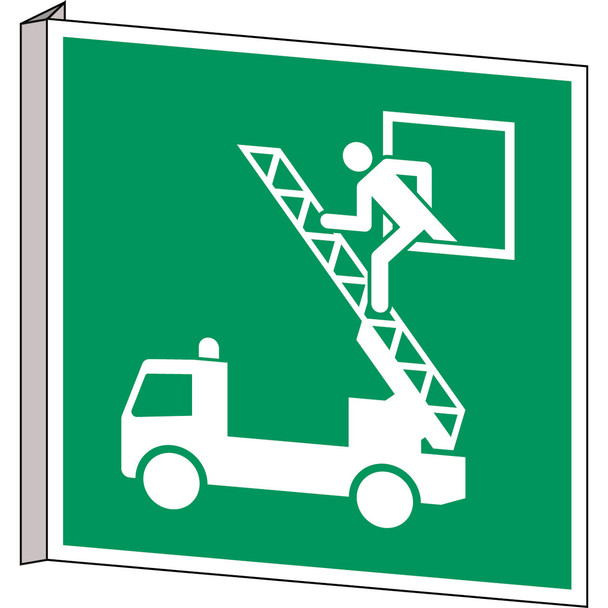 ISO Safety Sign - Rescue window