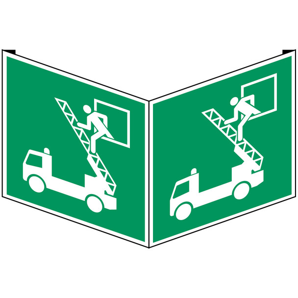ISO Safety Sign - Rescue window