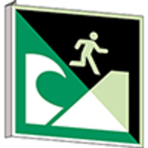 ISO Safety Sign - Tsunami evacutation area