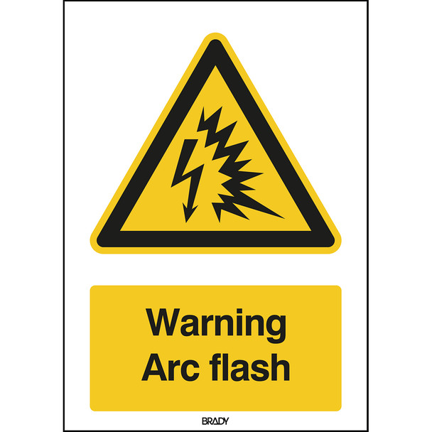 ISO Safety Sign - Warning; Arc flash