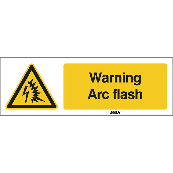 ISO Safety Sign - Warning; Arc flash