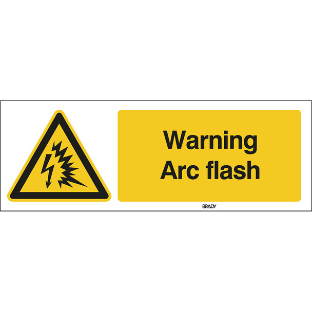 ISO Safety Sign - Warning; Arc flash