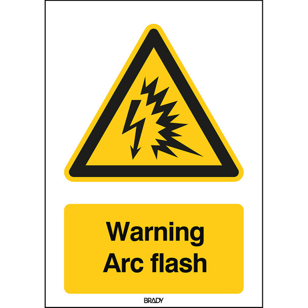 ISO Safety Sign - Warning; Arc flash