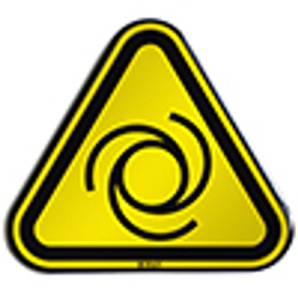 ISO Safety Sign - Warning; Automatic start-up