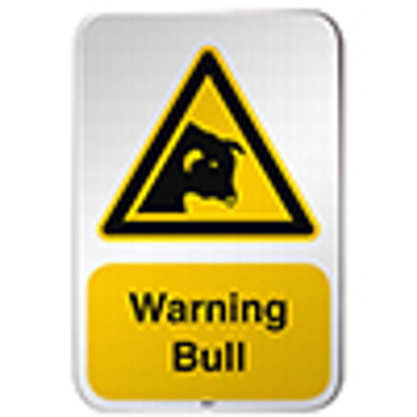 ISO Safety Sign - Warning; Bull