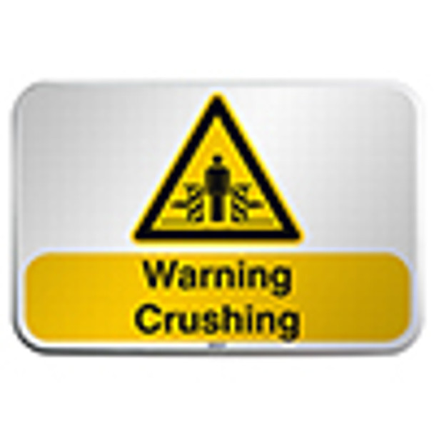ISO Safety Sign - Warning; Crushing