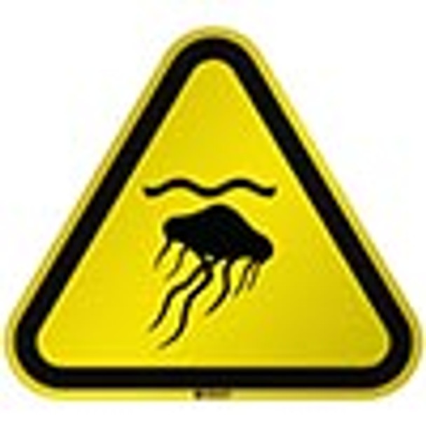 ISO Safety Sign - Warning; Jellyfish
