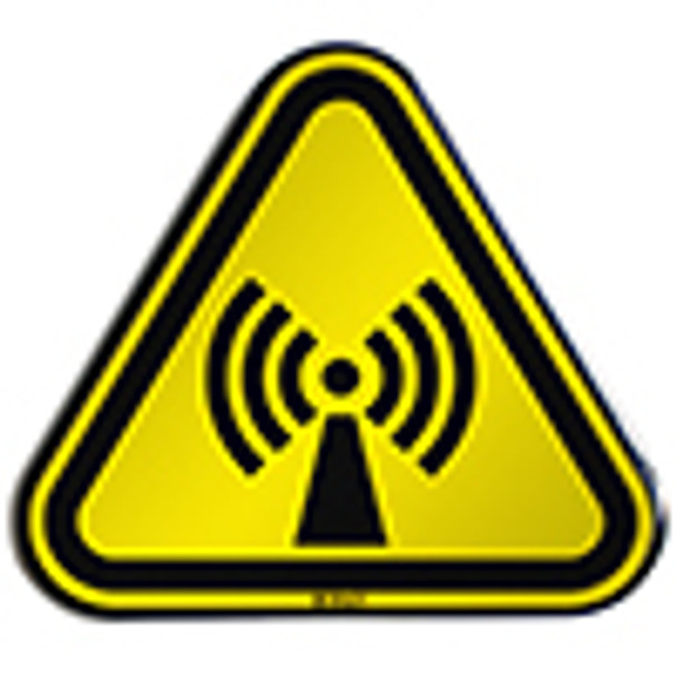 ISO Safety Sign - Warning; Non-ionizing radiation