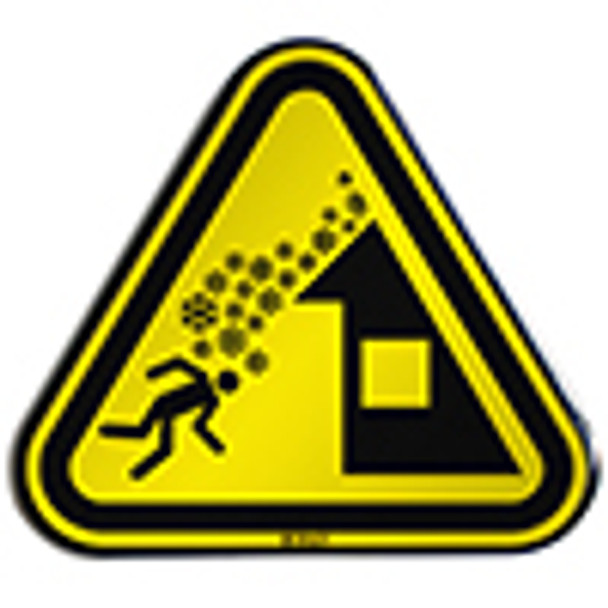 ISO Safety Sign - Warning; Roof avalanche