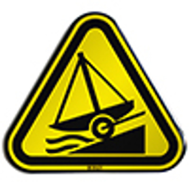 ISO Safety Sign - Warning; Slipway