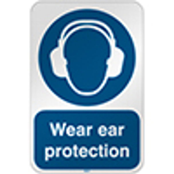 ISO Safety Sign - Wear ear protection