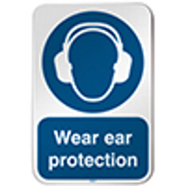 ISO Safety Sign - Wear ear protection