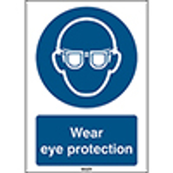 ISO Safety Sign - Wear eye protection