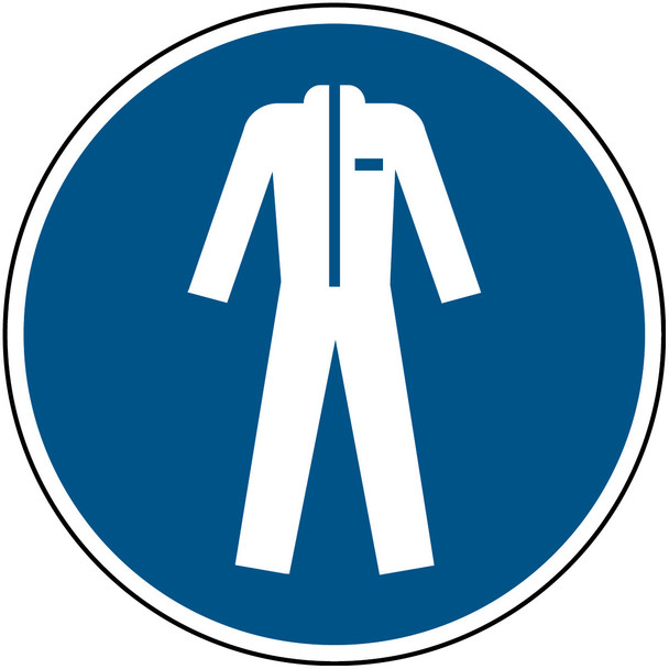 ISO Safety Sign - Wear protective clothing