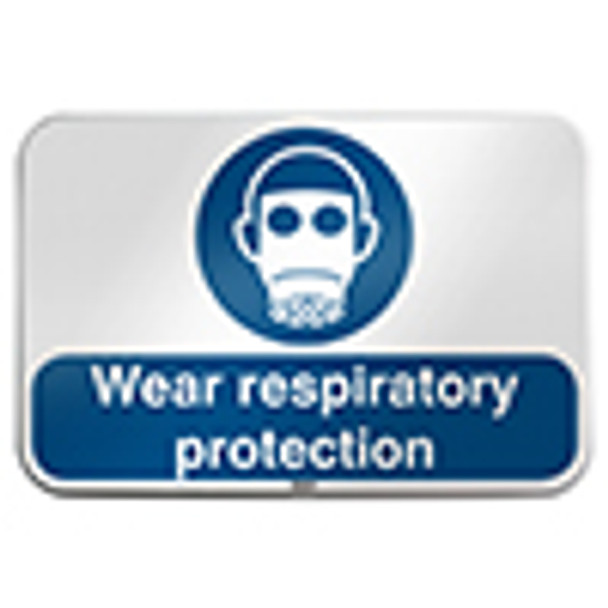 ISO Safety Sign - Wear respiratory protection