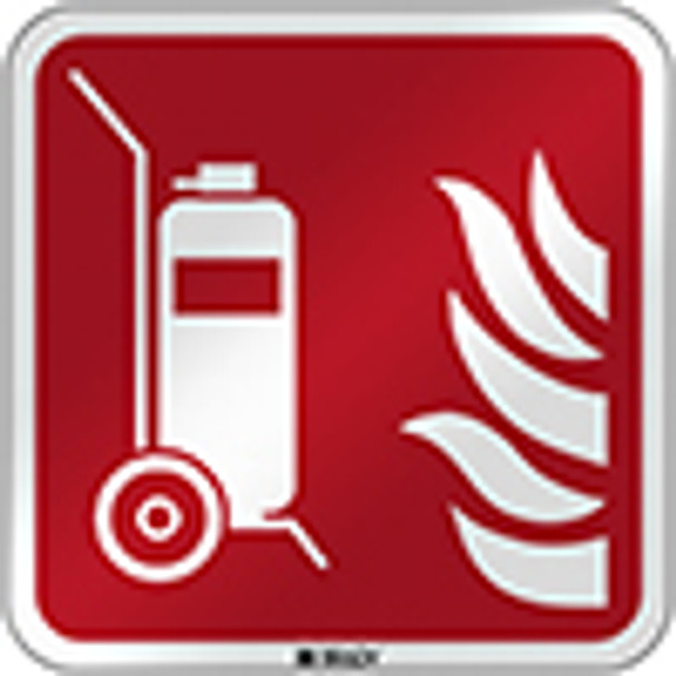 ISO Safety Sign - Wheeled fire extinguisher