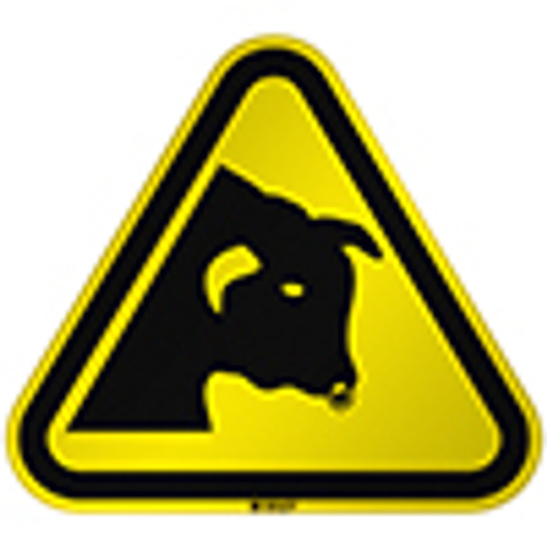 ISO Safety Sign Warning Bull