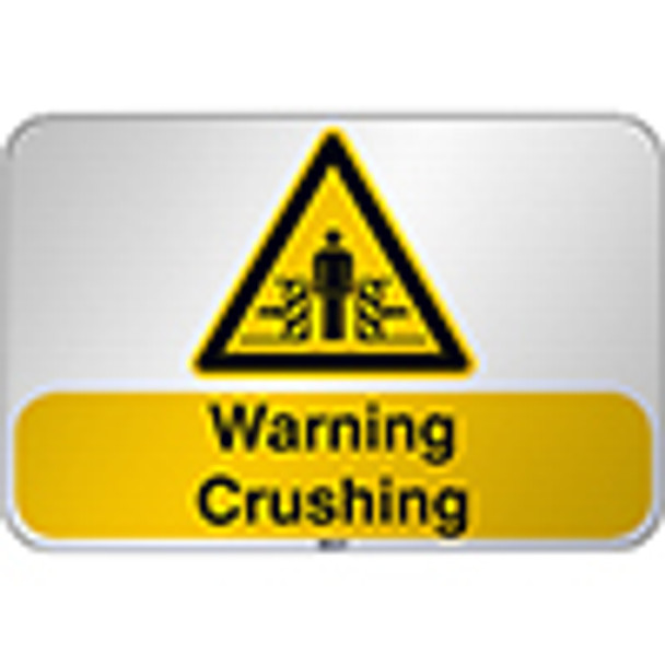 ISO Safety Sign Warning Crushing