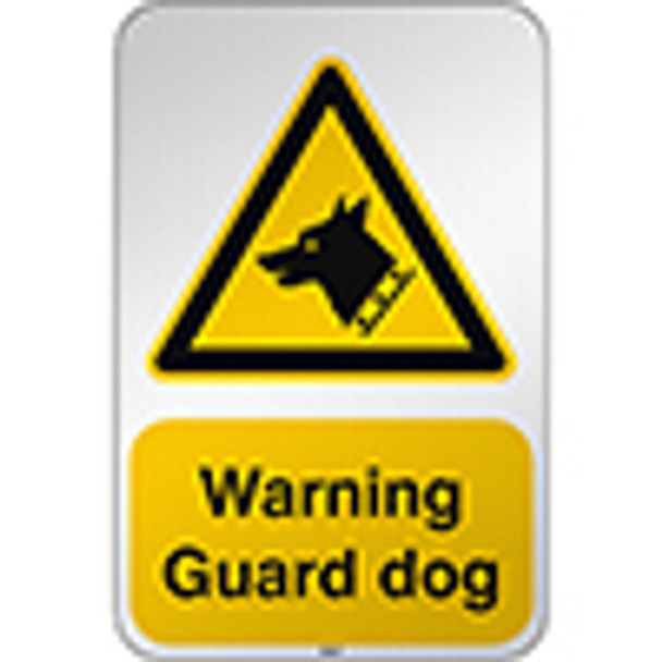 ISO Safety Sign Warning Guard dog