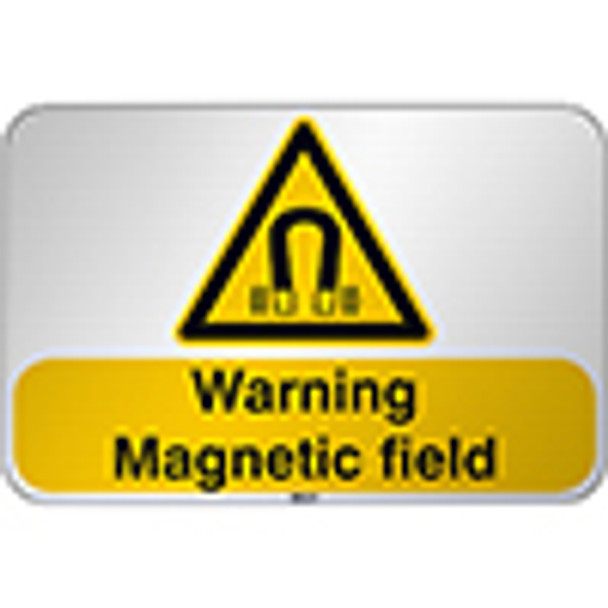 ISO Safety Sign Warning Magnetic field