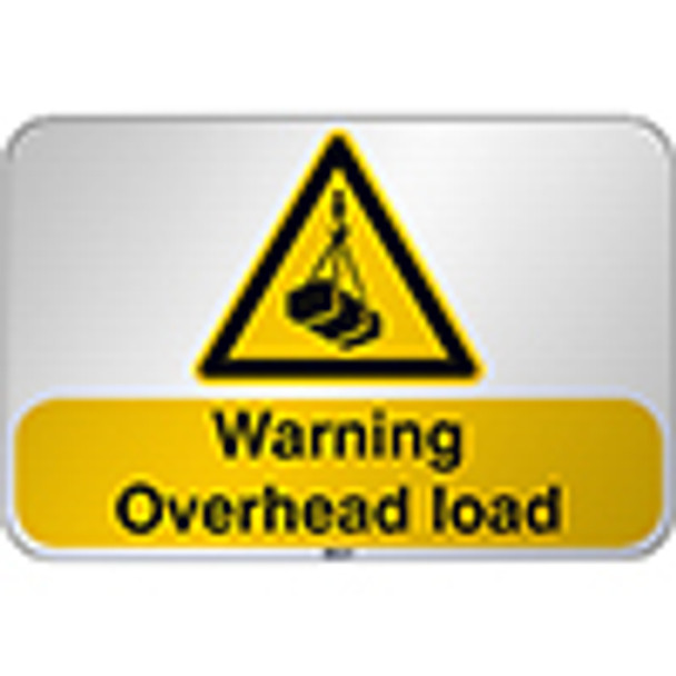 ISO Safety Sign Warning Overhead load