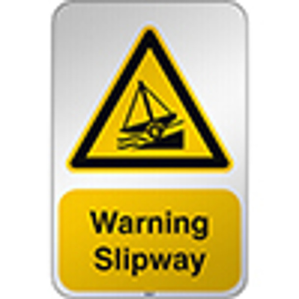 ISO Safety Sign Warning Slipway