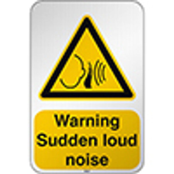 ISO Safety Sign Warning Sudden loud noise