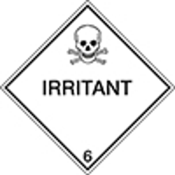 Maritime Transport Sign - IMDG 6C - Irritant - IRRITANT 6