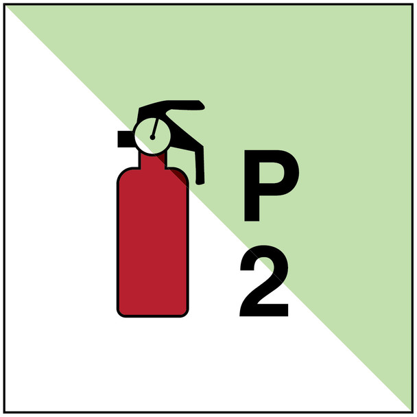 Portable fire extinguisher P2 - IMO