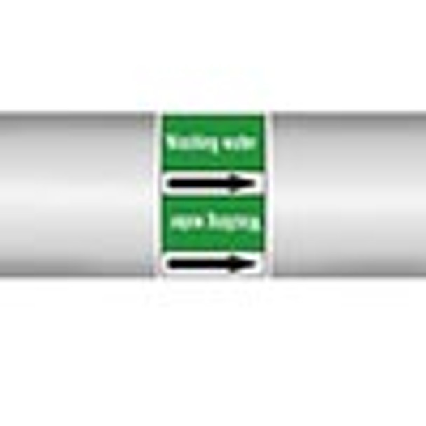 Roll form Pipe Markers with liner, without pictograms - Water