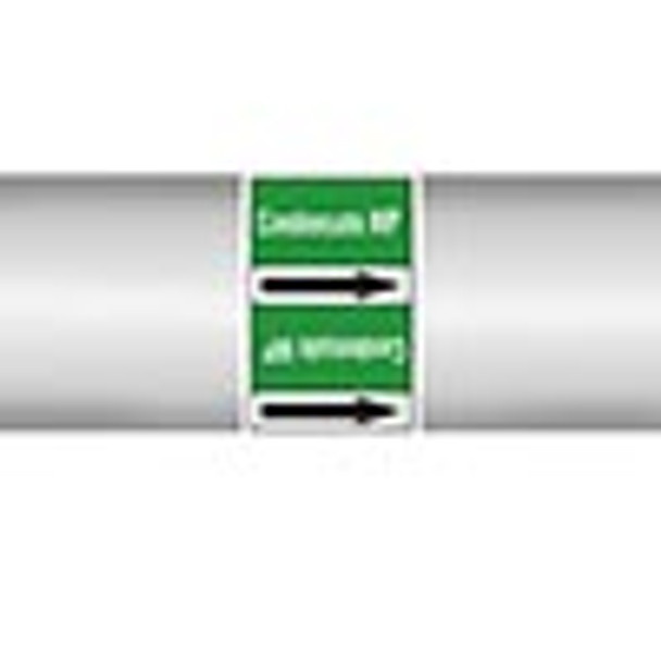 Roll form Pipe Markers with liner, without pictograms - Water - Condensate MP