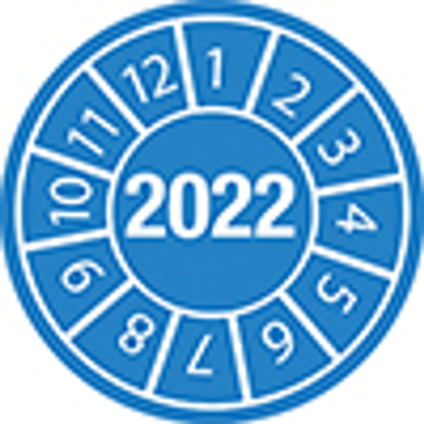 Tamper-evident Inspection Date Labels Year 2022