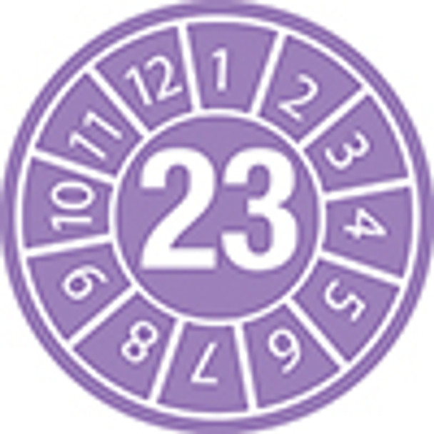 Tamper-evident Inspection Date Labels Year 23
