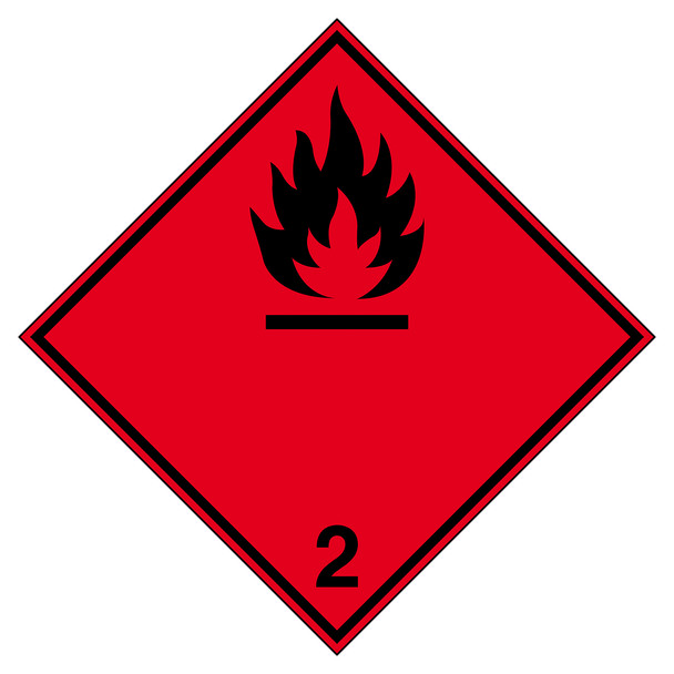 Transport Sign - ADR 2.1a - Flammable gas